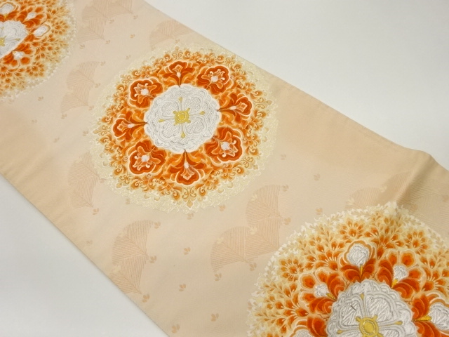 若松華紋織出し袋帯